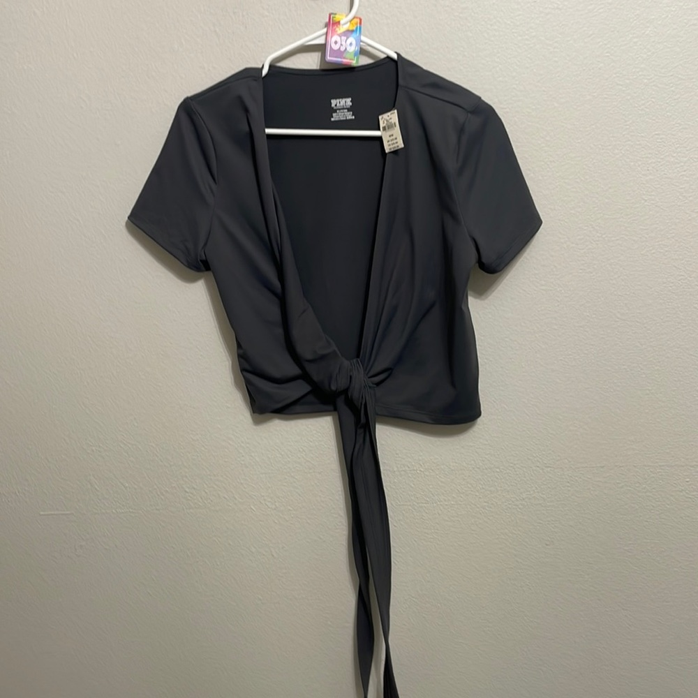 VICTORIA SECRET PINK YOGA TOP size NWT